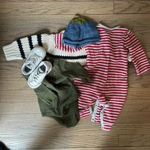 Baby boy clothes mystery box.